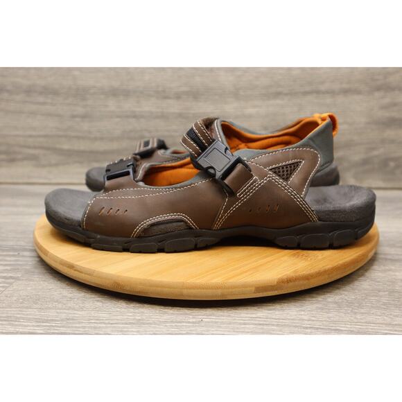 Nunn Bush Sandals  Mens 11 M Brown Orange Rio Strap River Comfort Casual main image 7